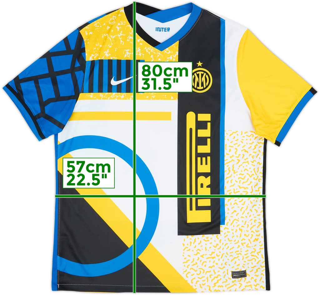 2020-21 Inter Milán Cuarta Camiseta - 8/10 - (XL)