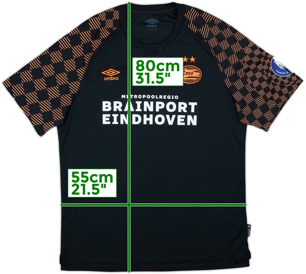 2019-20 PSV Camiseta de visitante - 9/10 - (XL)