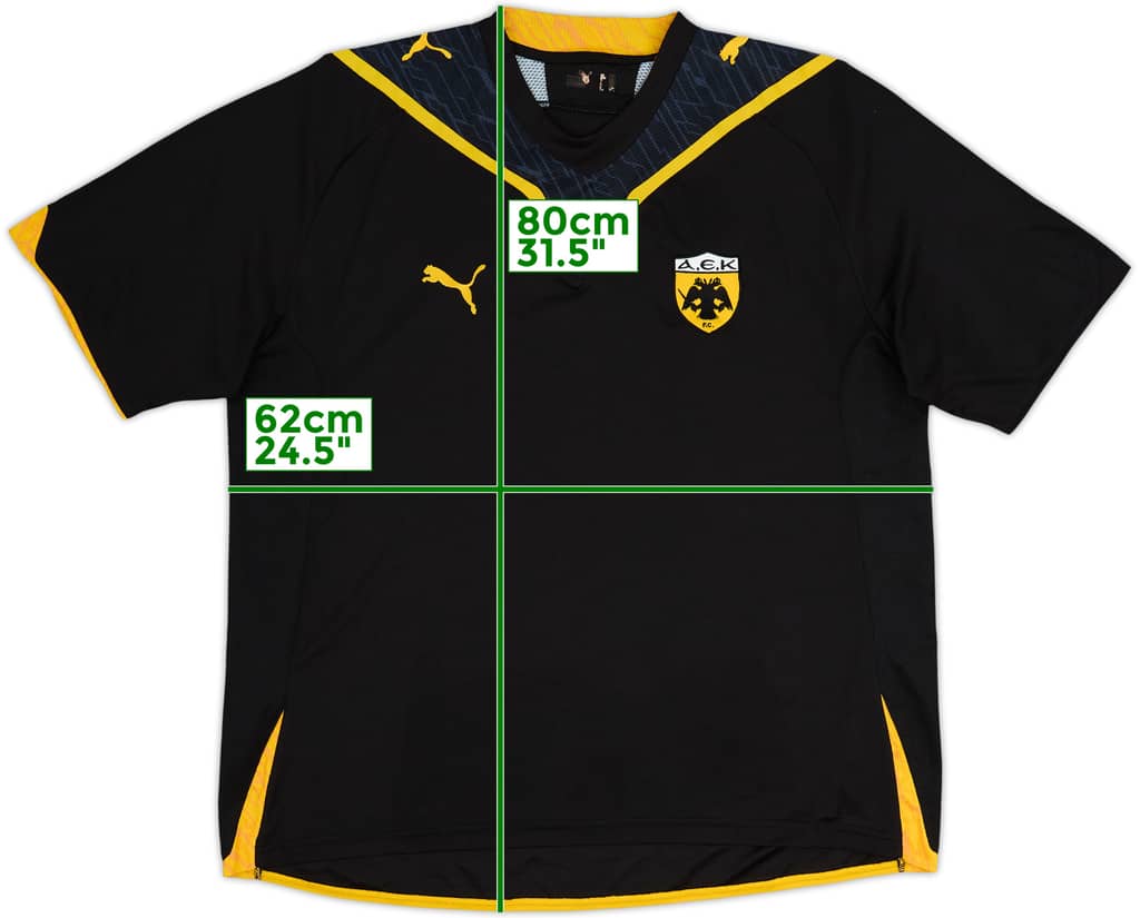 2009-10 AEK Athens Away Shirt - 8/10 - (XXL)