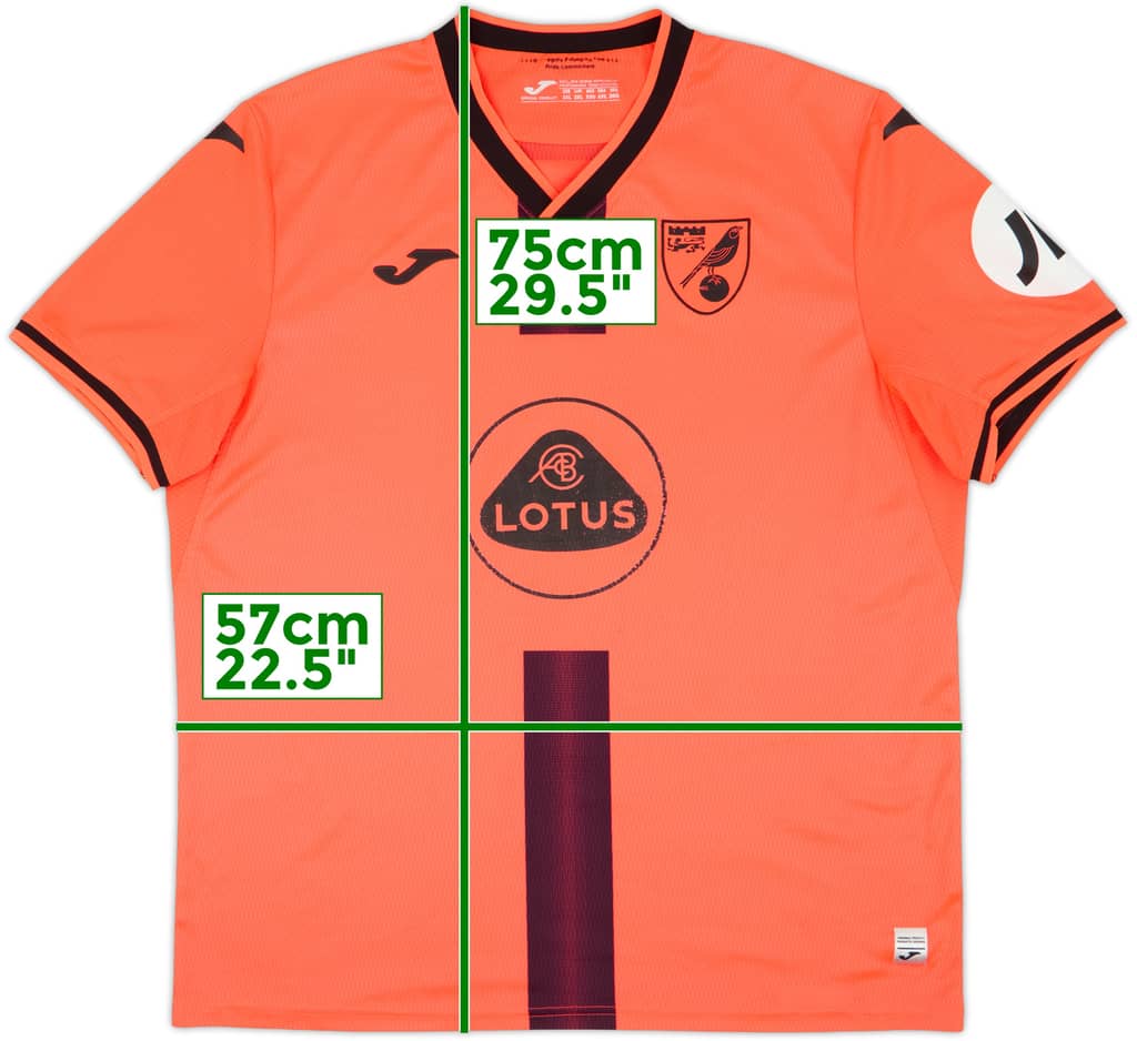 2021-22 Norwich Third Shirt - 6/10 - (XXL)