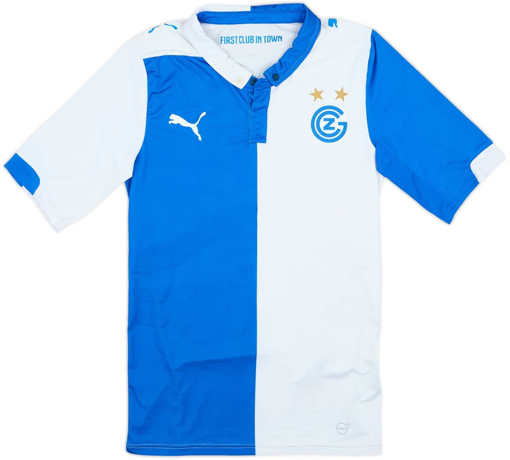 2014-15 Grasshoppers Authentic (ACTV Fit) Home Shirt - 8/10 - (M)