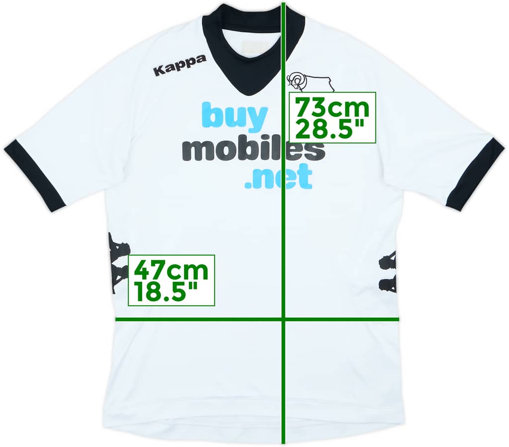 2012-13 Derby County Home Shirt - 8/10 - (M)