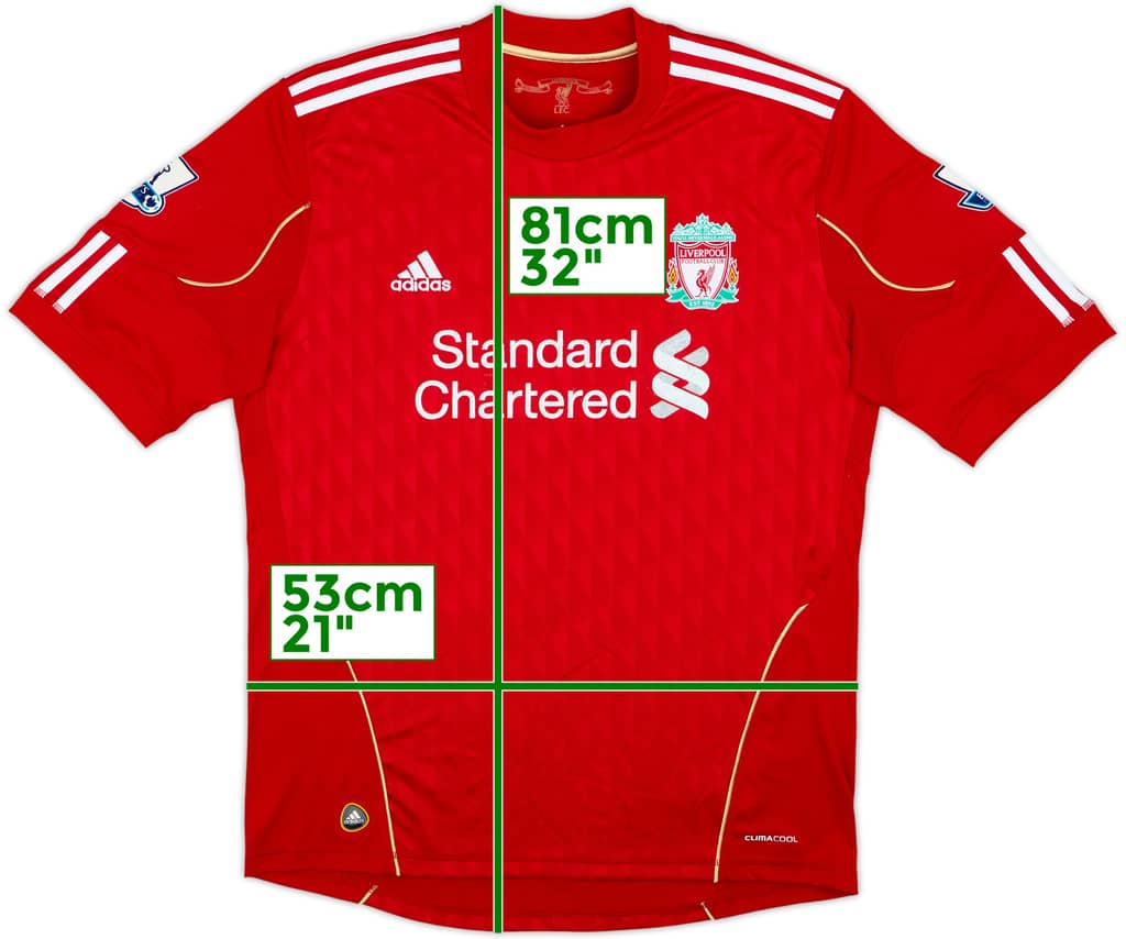 2010-12 Liverpool Home Shirt - 5/10 - (L)