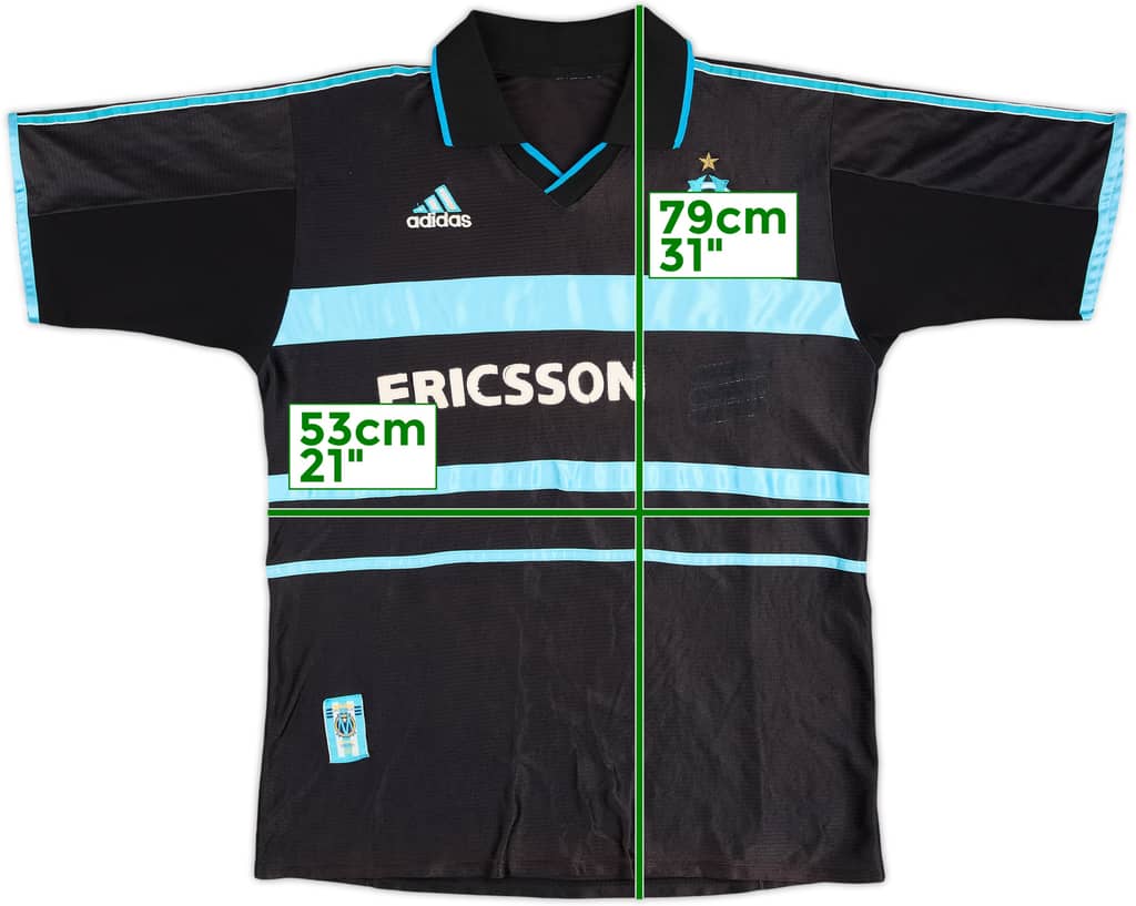 1999-00 Olympique Marseille Third Shirt - 4/10 - (M)