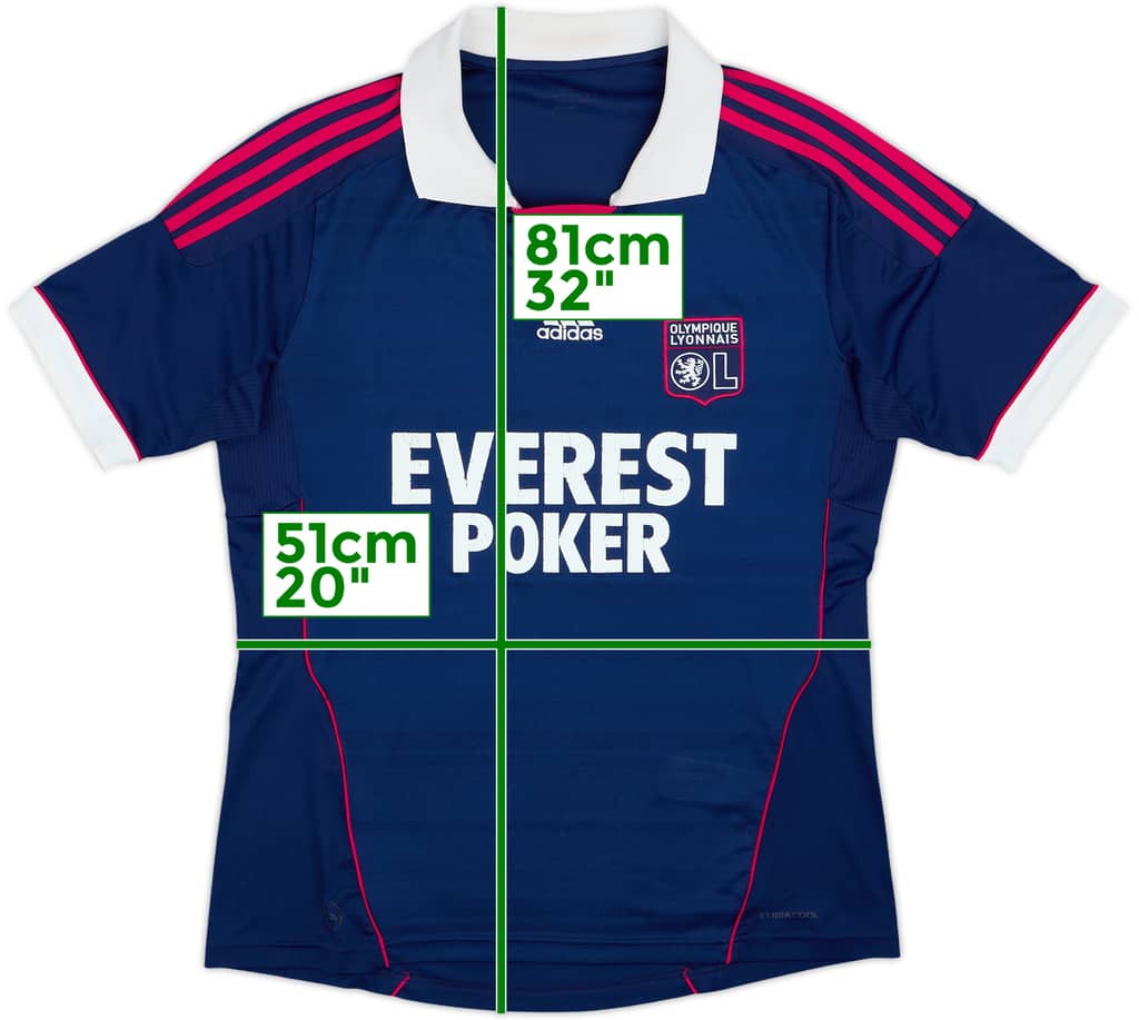 2011-12 Lyon Away Shirt - 5/10 - (L)