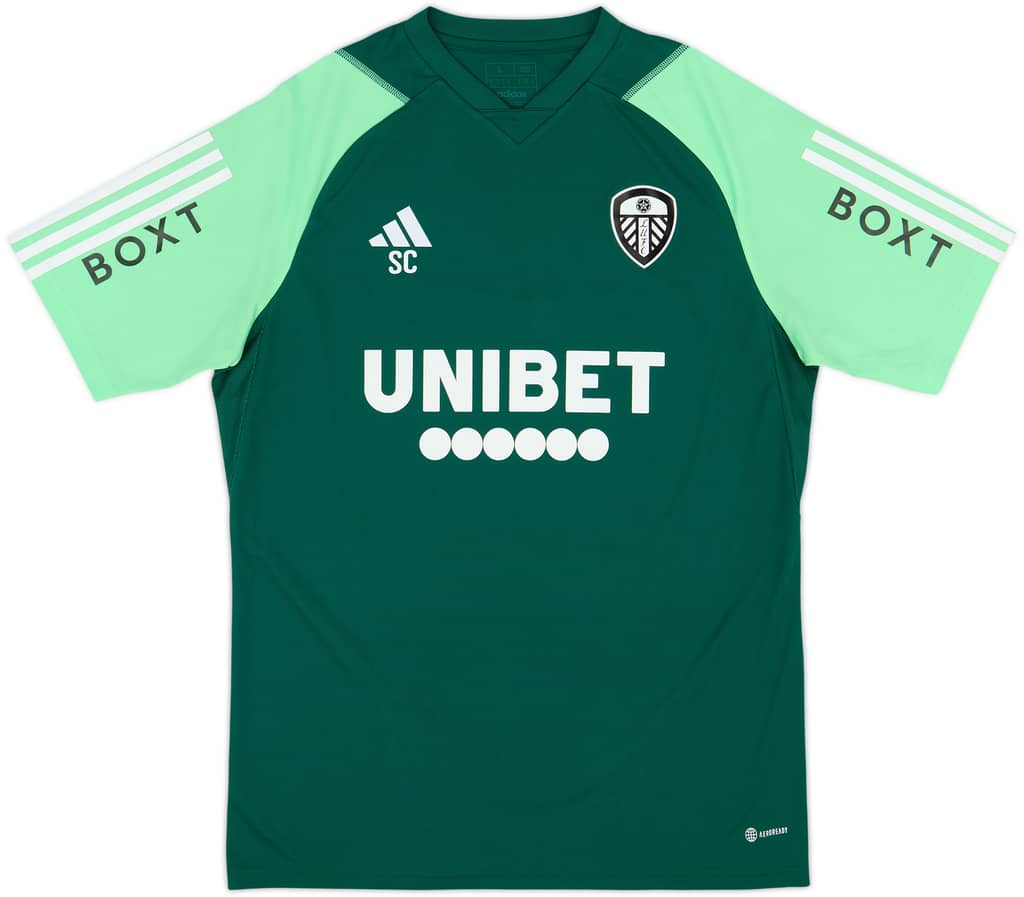Camiseta adidas de entrenamiento de edición para el personal del Leeds 2022-23 'SC' - 9/10 - (L)