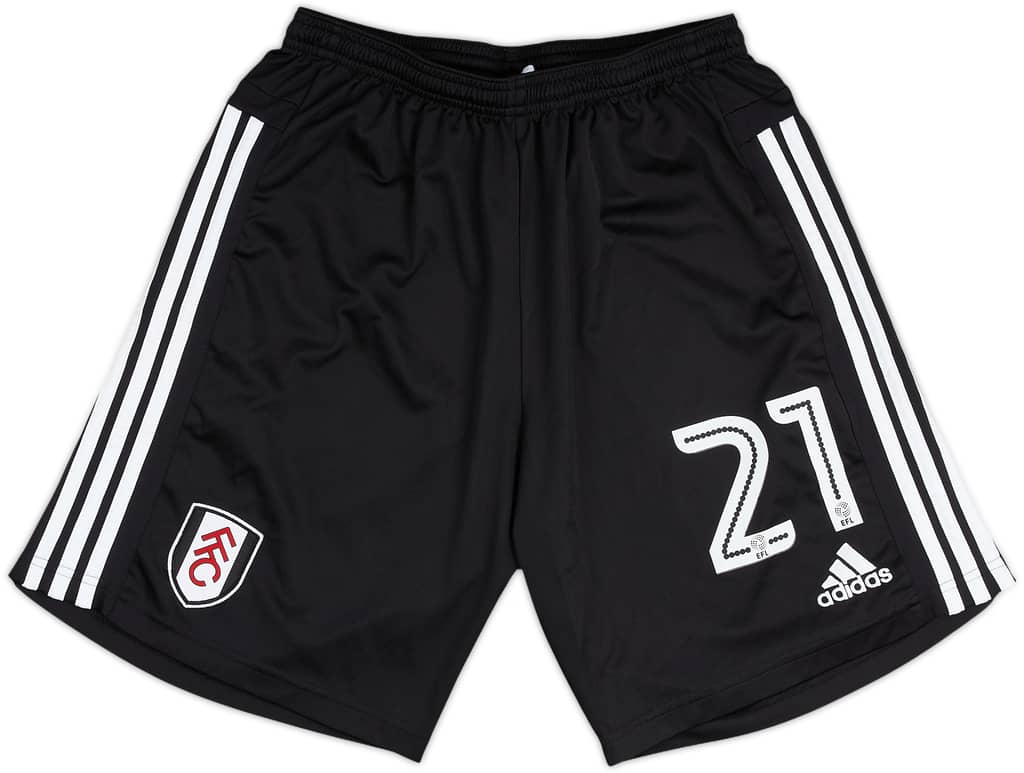 2017-18 Fulham Player Issue Home Shorts #21 - 7/10 - (M)