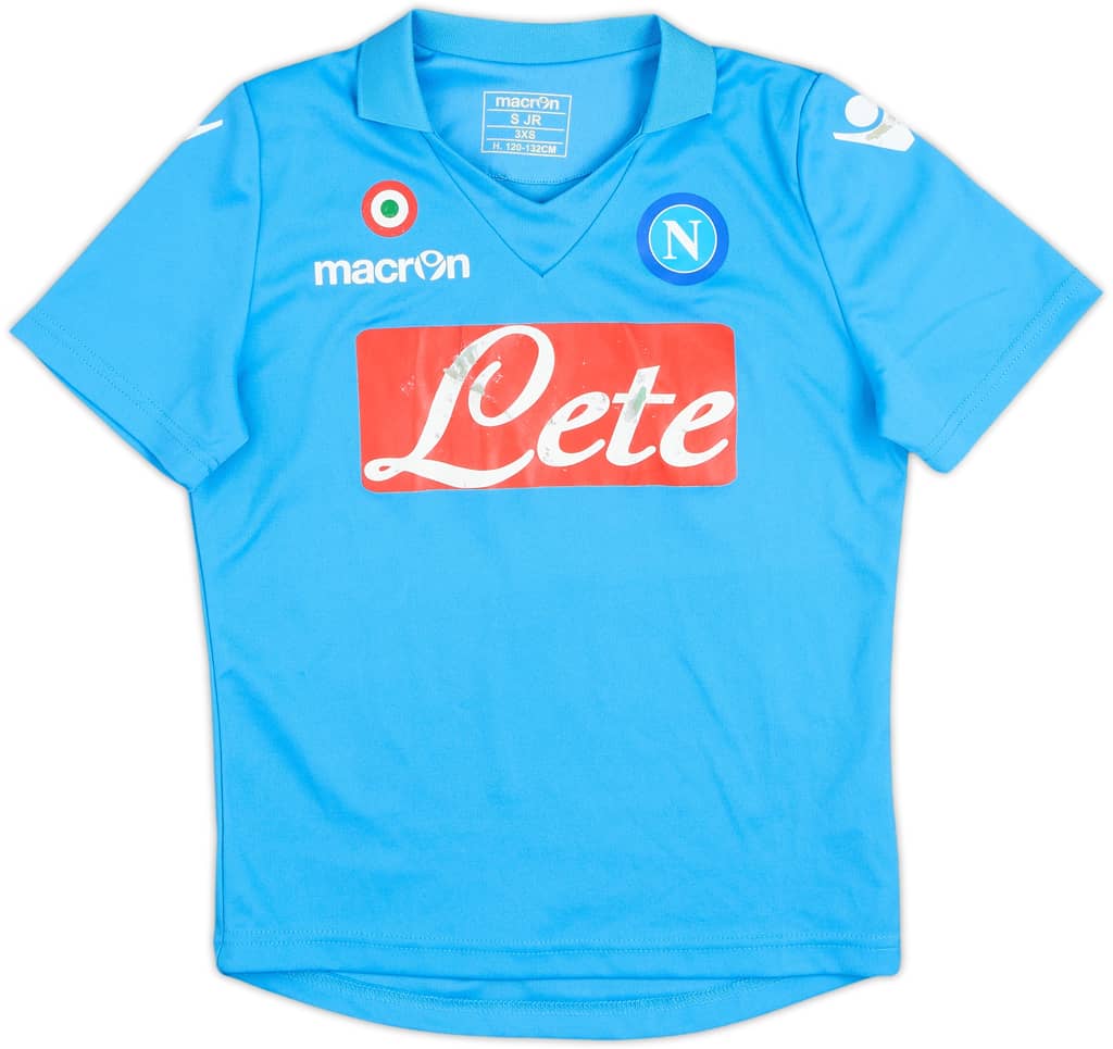 Camiseta de local del Napoli 2014-15 - 4/10 - (Niños S.)
