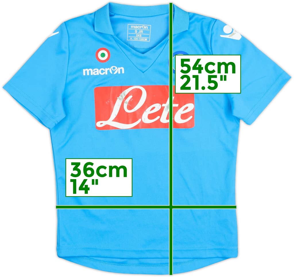Camiseta de local del Napoli 2014-15 - 4/10 - (Niños S.)