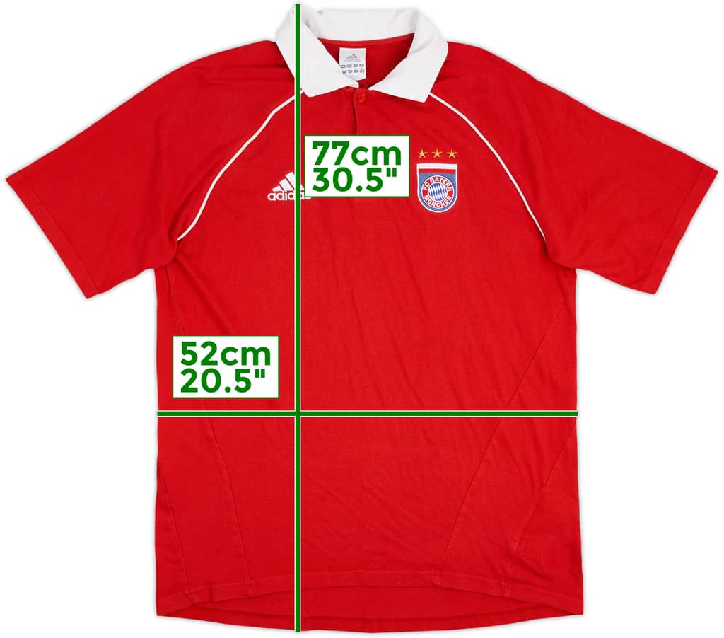 2005-06 Bayern Munich adidas Polo Shirt - 6/10 - (M)