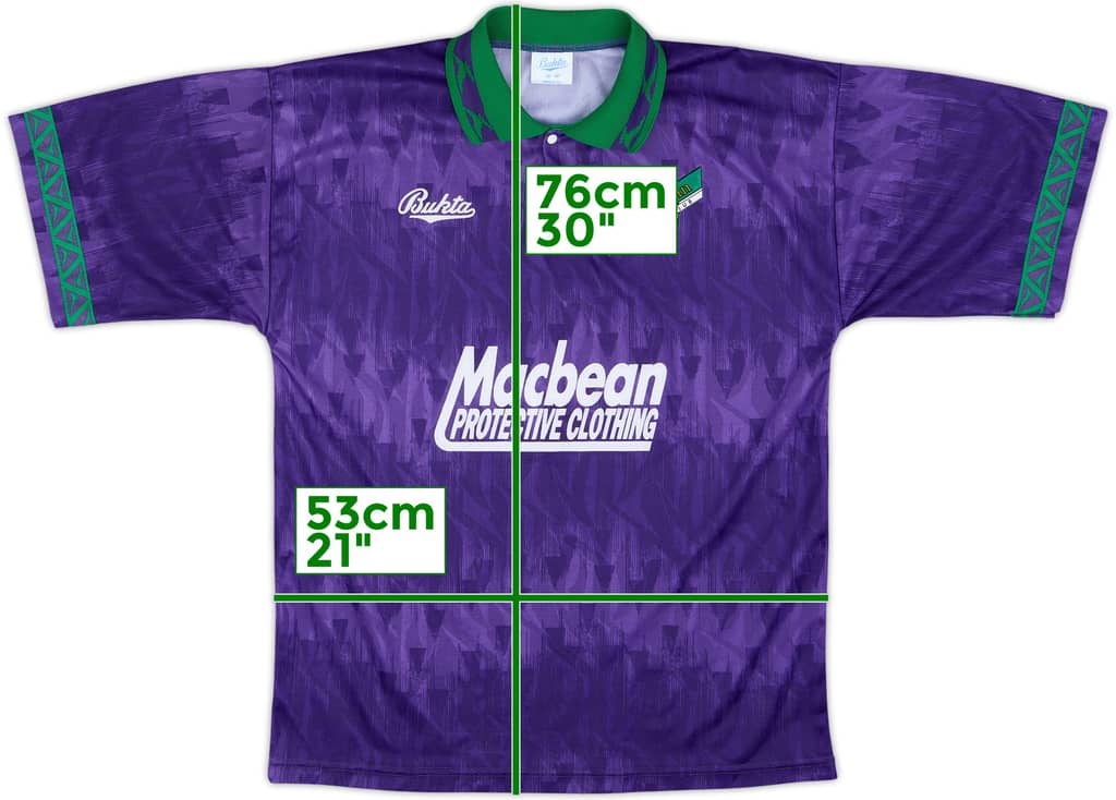 1992-94 Hibernian Away Shirt - 10/10 - (M)