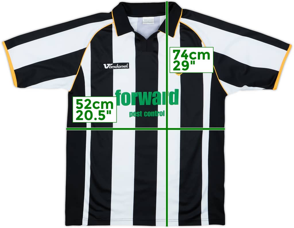 Camiseta de local del Notts County 2008-09 - 7/10 - (M)