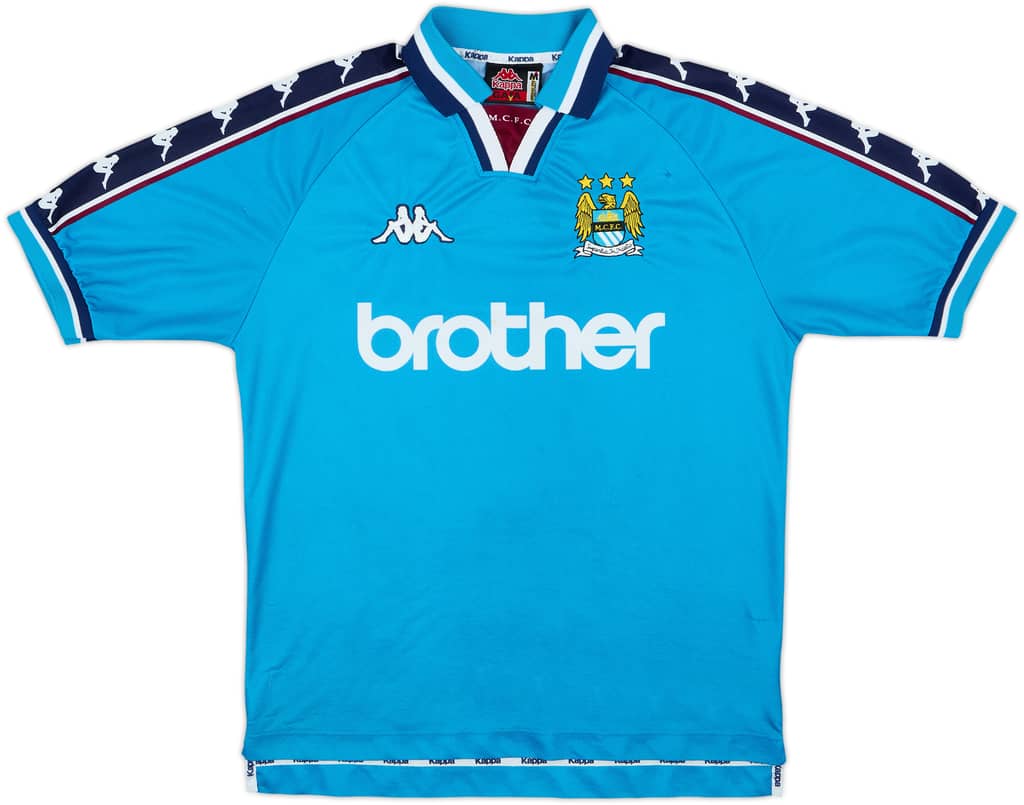 1997-99 Manchester City Home Shirt - 7/10 - (M)
