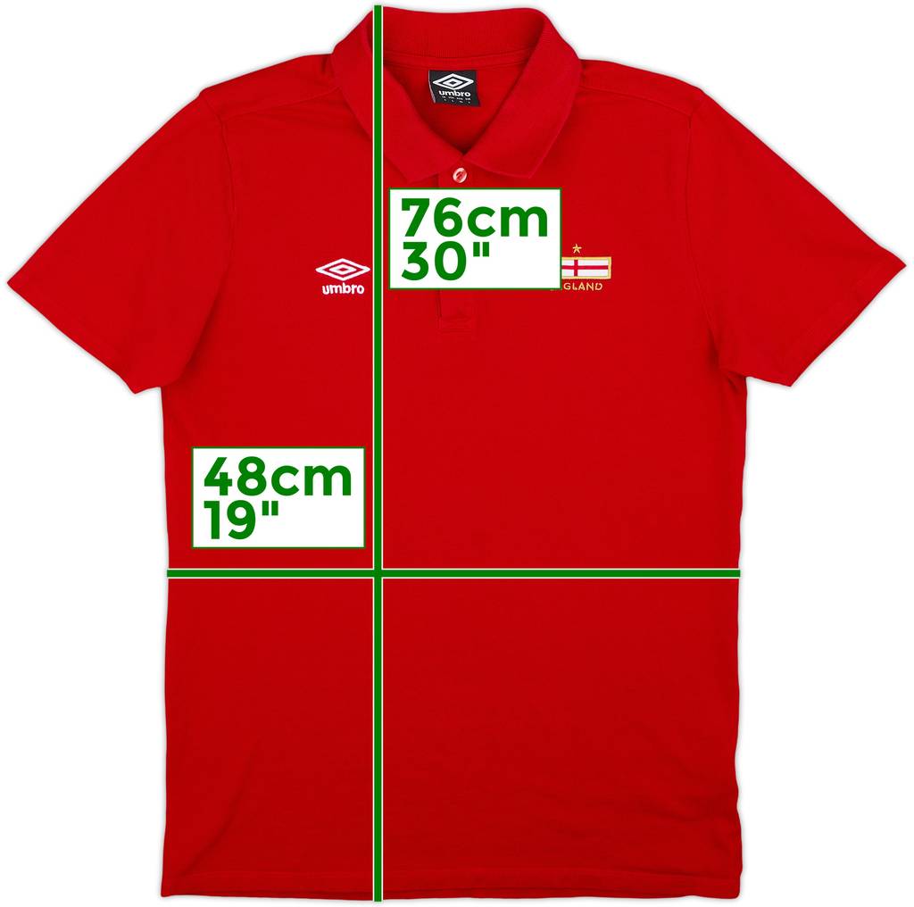 2016-17 England Umbro Polo Shirt - 9/10 - (L)