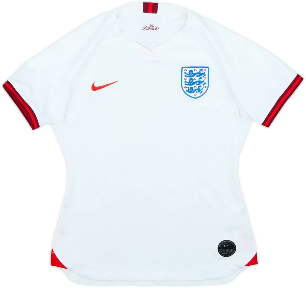 2019 England Lionesses Home Shirt - 6/10 - (Women's M)