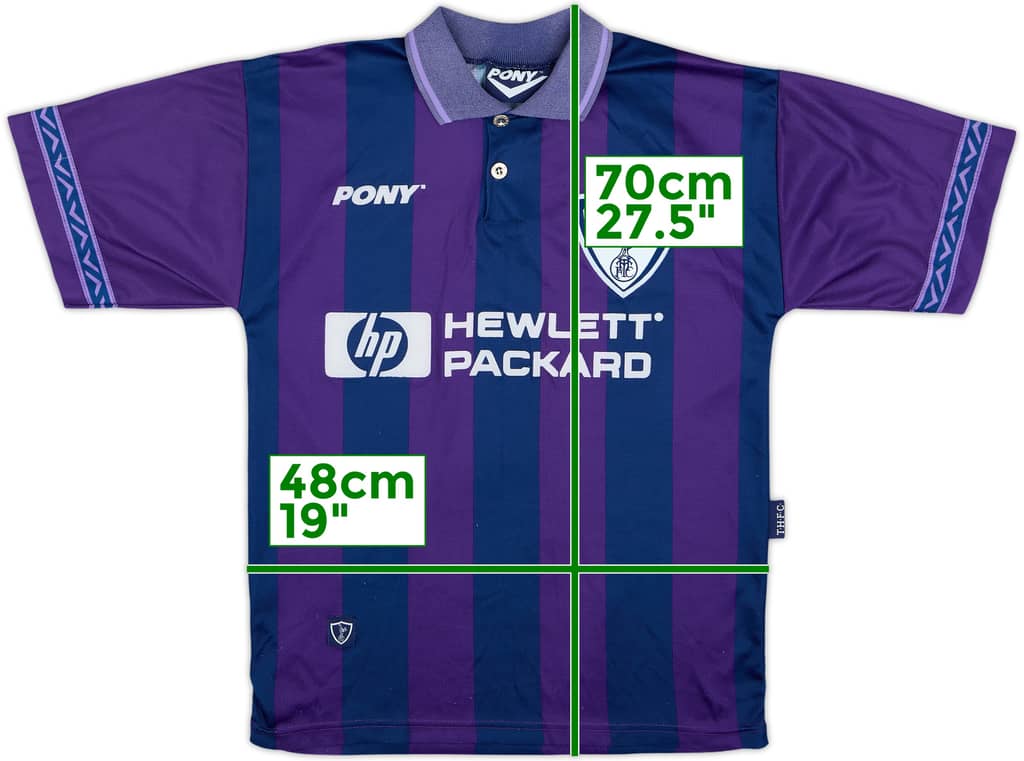 1995-97 Tottenham Away Shirt - 4/10 - (S)