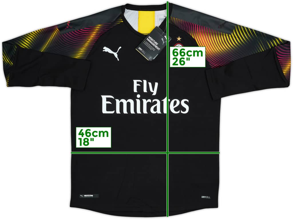 Camiseta de portero de AC Milan 2019-20 (Niños L)