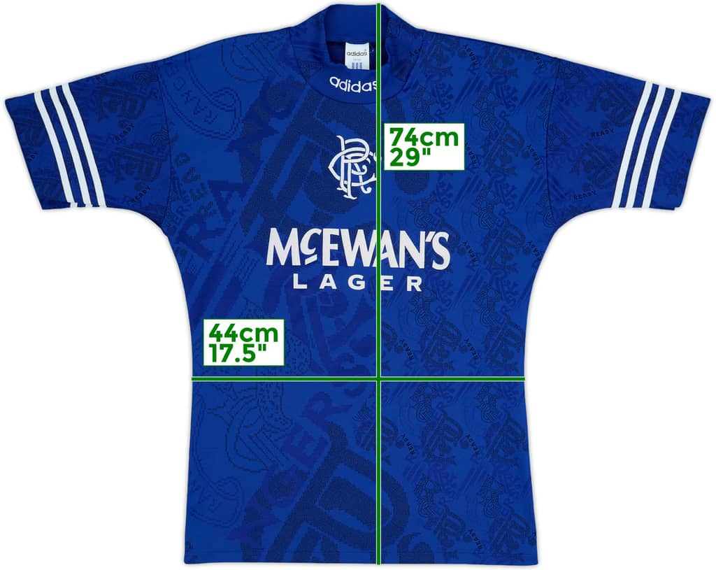 1994-96 Rangers Home Shirt - 8/10 - (S)
