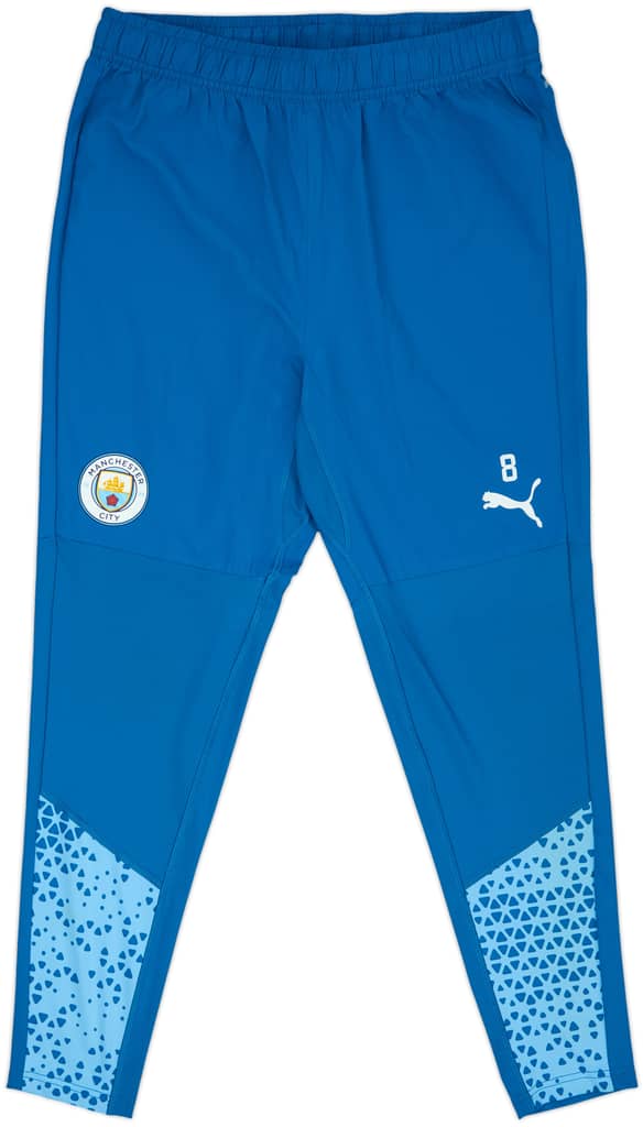 2023-24 Manchester City Player Issue Puma Track Pants/Bottoms #8 - 8/10 - (L)