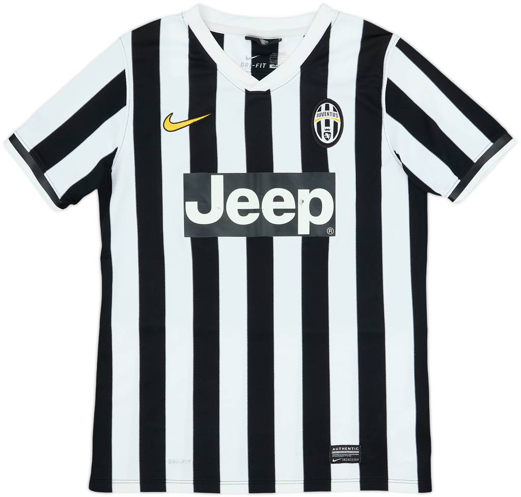 2013-14 Juventus Home Shirt - 5/10 - (L.Boys)