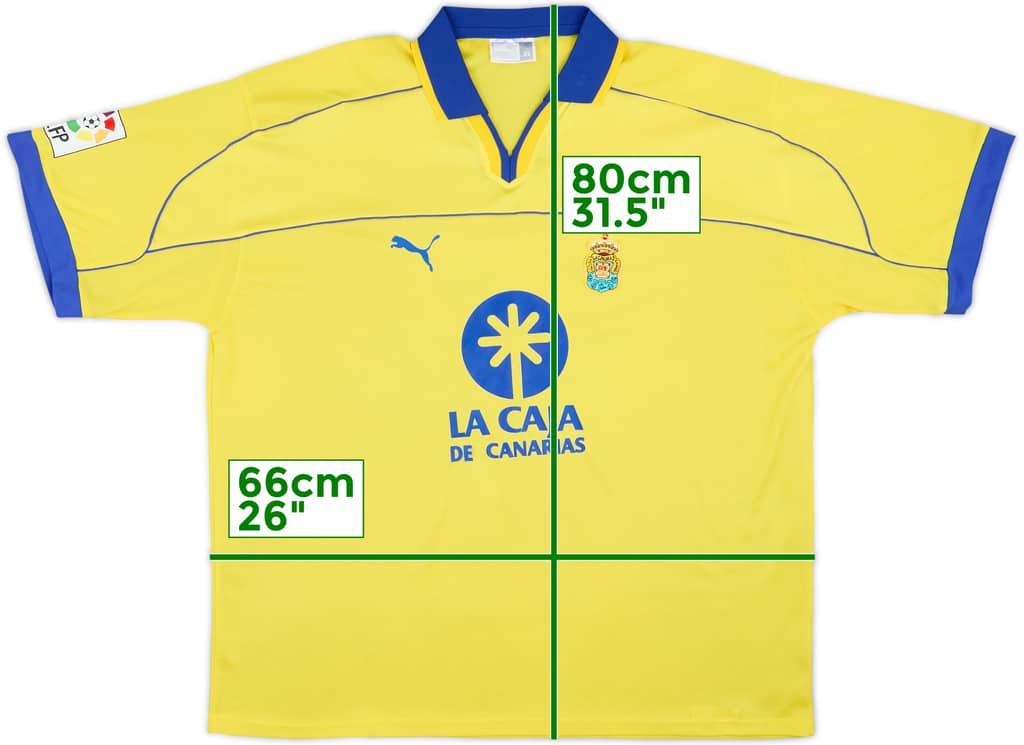 2002-03 Las Palmas Home Shirt - 8/10 - (XL)