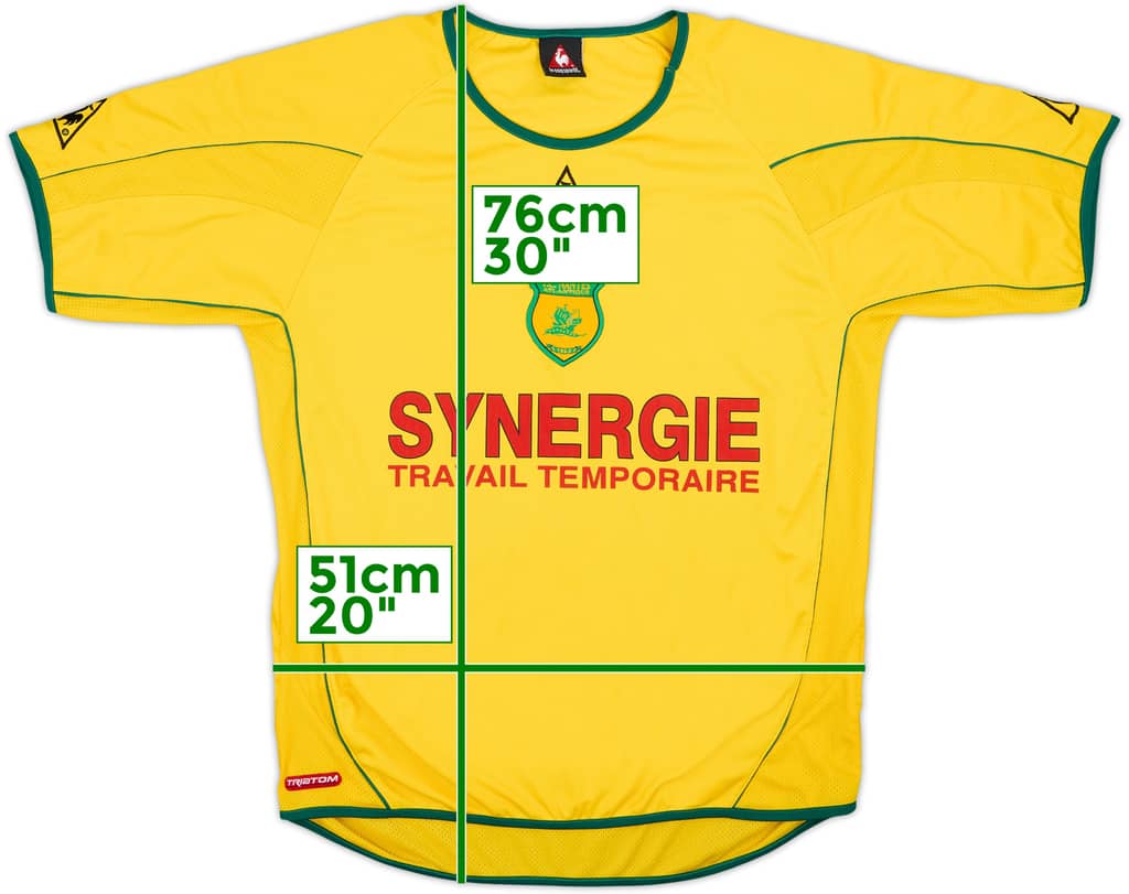 2002-04 Nantes Home Shirt - 9/10 - (L)