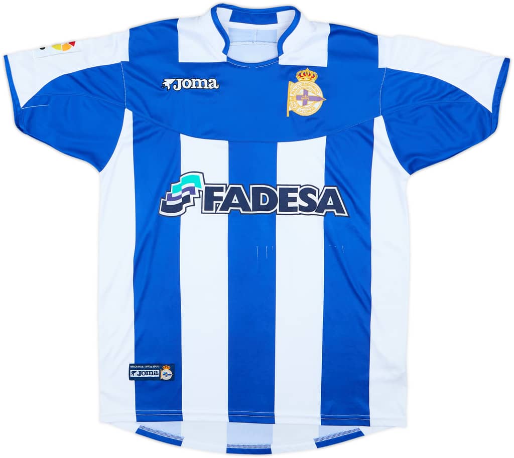 2003-04 Deportivo de La Coruna Home Shirt - 6/10 - (S)