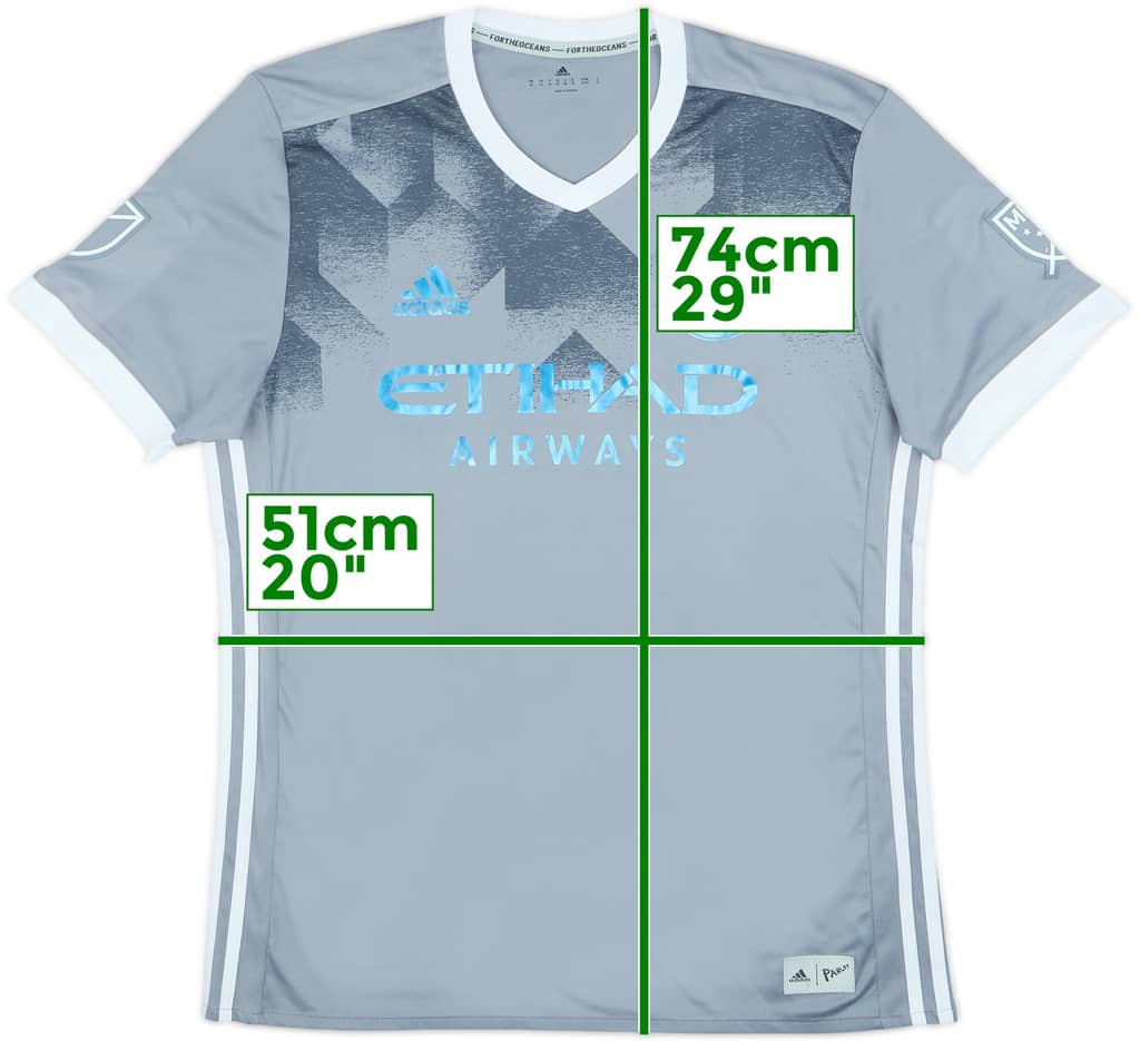 Camiseta de la tercera equipación del New York City 2017-18 - 10/10 - (M)