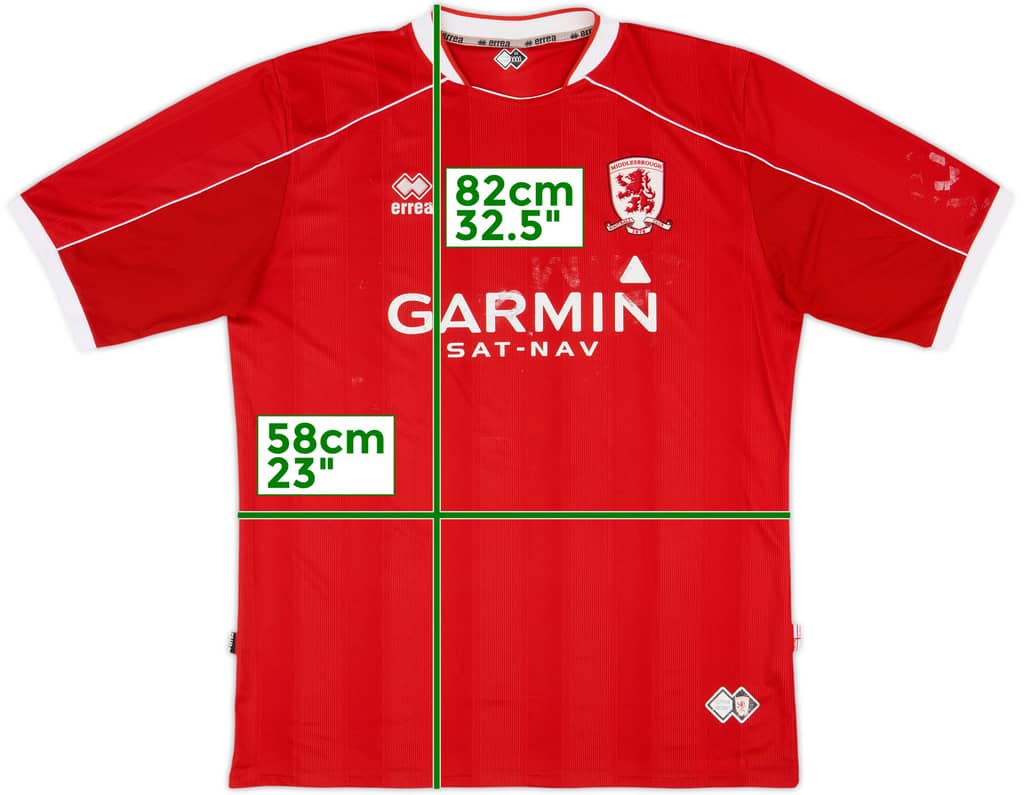 2007-08 Middlesbrough Home Shirt - 5/10 - (3XL)