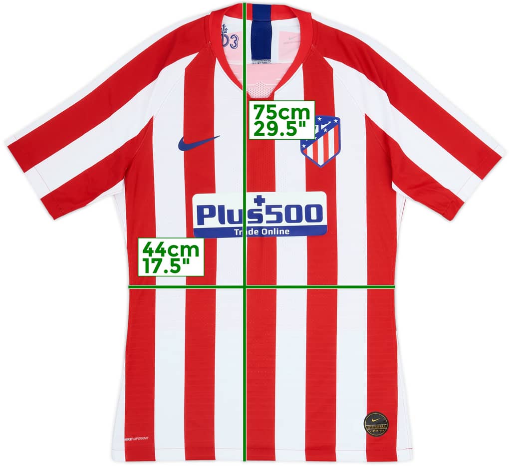 2019-20 Atletico Madrid Home Shirt - 9/10 - (M)