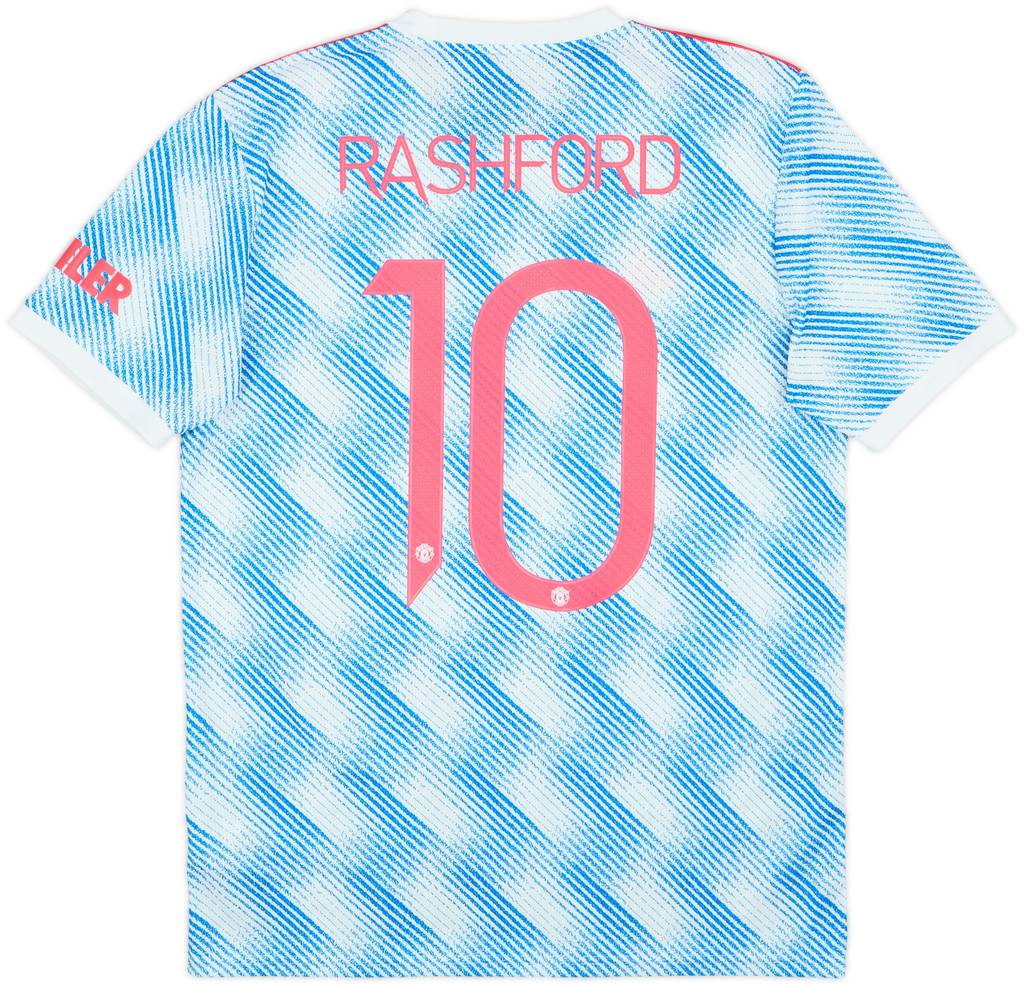 2021-22 Manchester United Away Shirt Rashford #10 - 6/10 - (S)