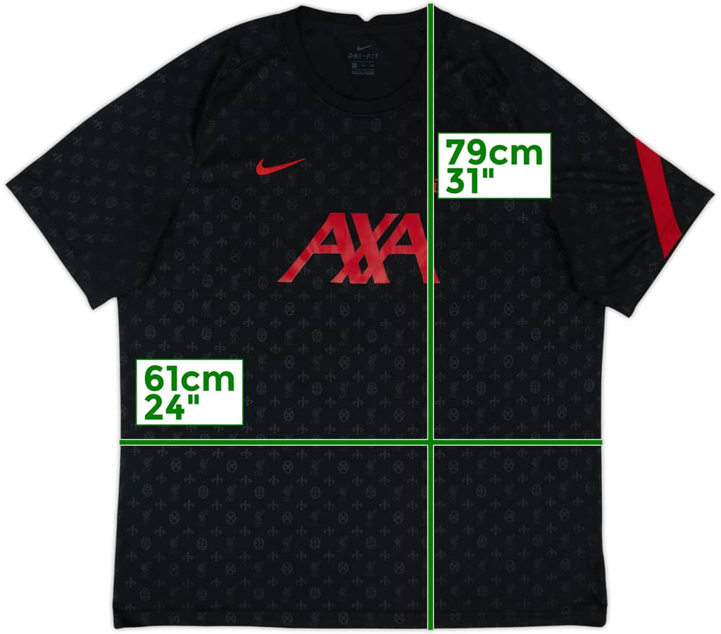 2020-21 Liverpool Nike Training Shirt - 8/10 - (XXL)