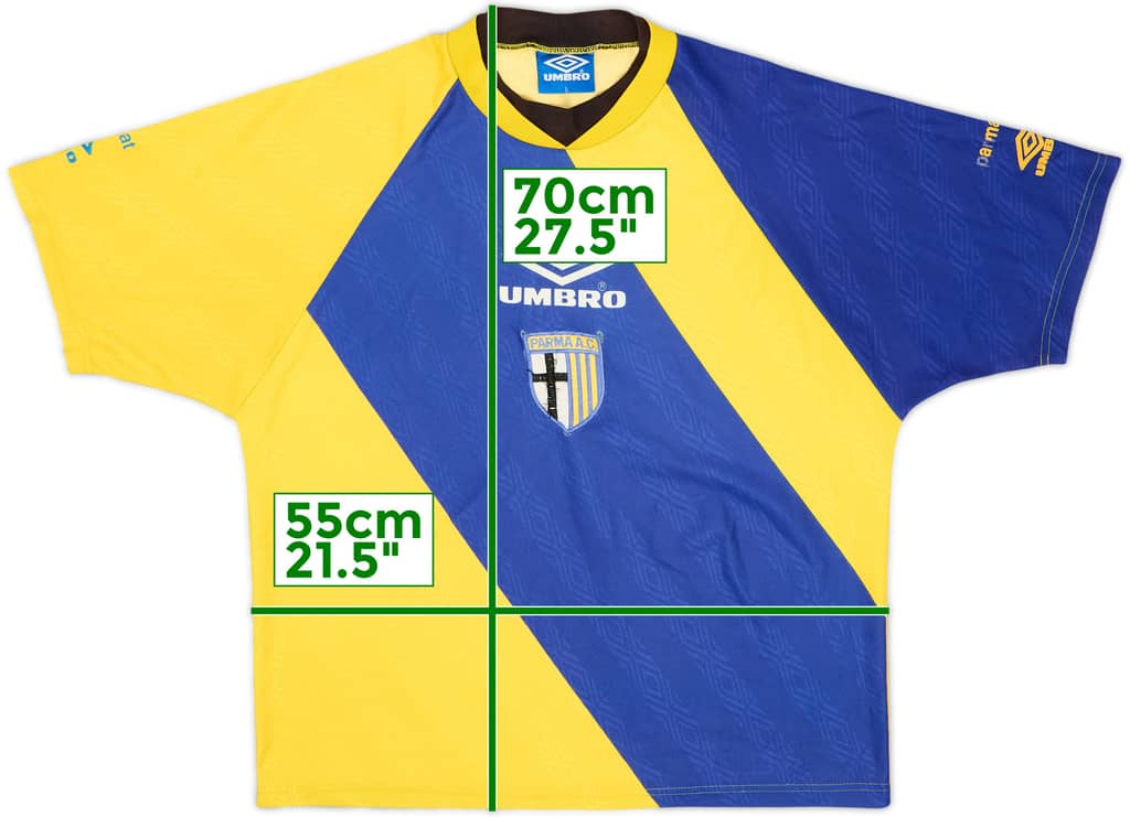 1993-95 Parma Umbro Training Shirt - 4/10 - (L)