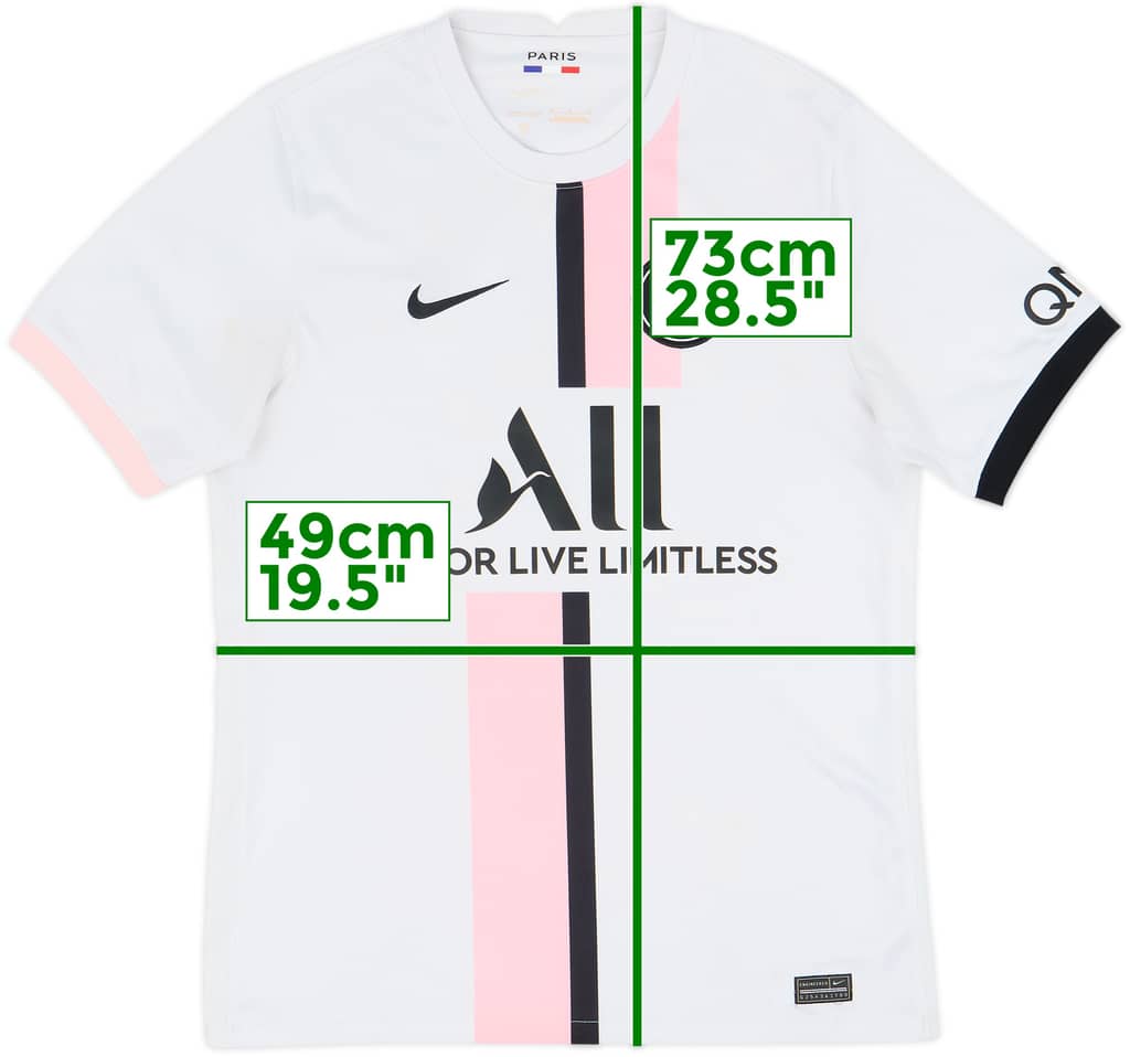 2021-22 Paris Saint-Germain Away Shirt - 5/10 - (M)