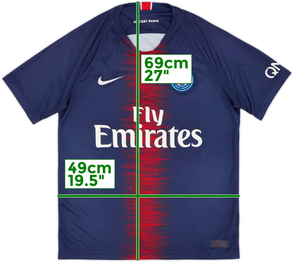 2018-19 Paris Saint-Germain Camiseta Local - 5/10 - (M)