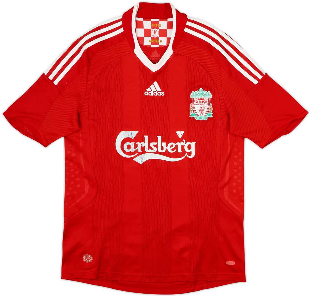 2008-10 Liverpool Camiseta Local - 5/10 - (S)