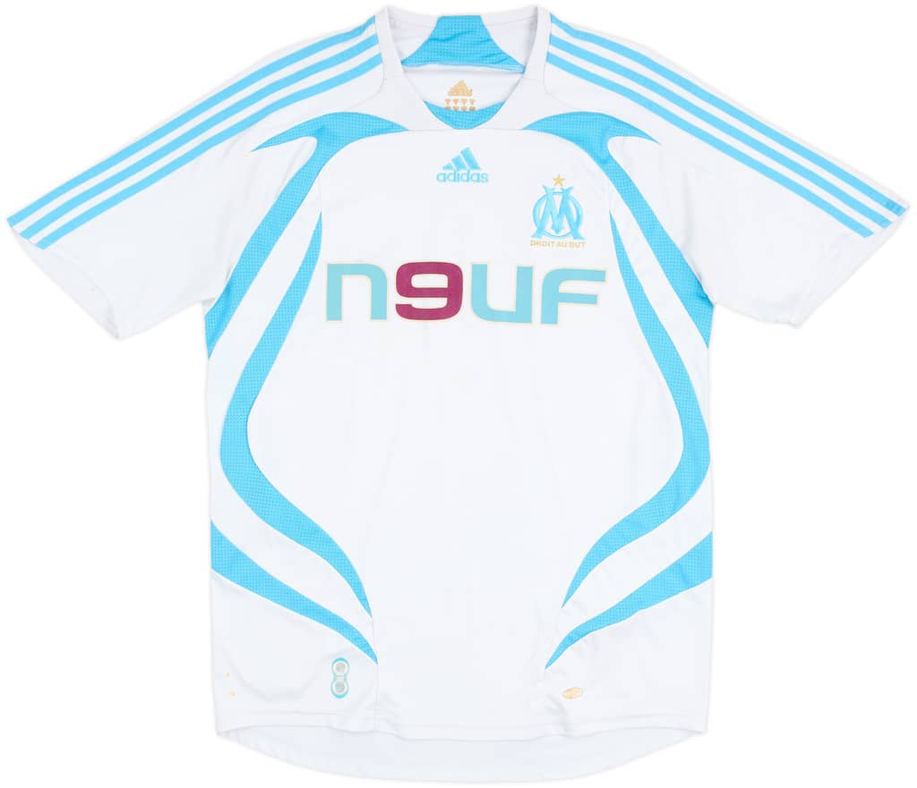 2007-08 Olympique Marseille Home Shirt - 4/10 - (M)