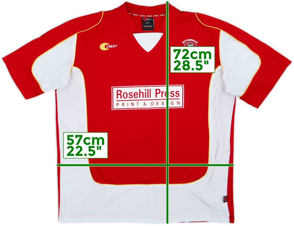 2006-07 Rotherham Home Shirt - 9/10 - (L)
