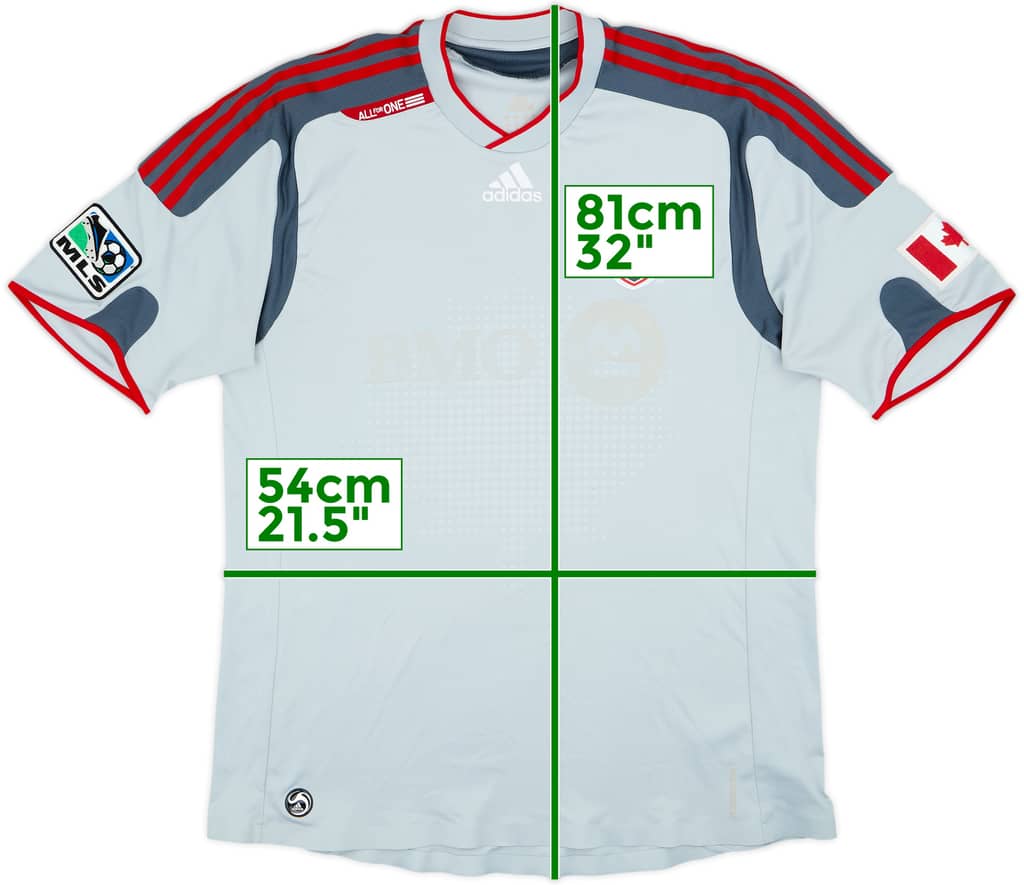Camiseta de visitante versión jugador del Toronto 2009 - 4/10 - (XL)