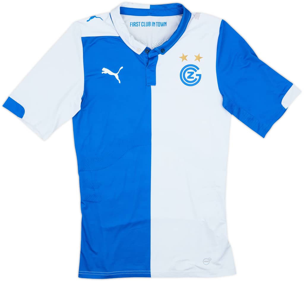 2014-15 Grasshoppers Authentic (ACTV Fit) Home Shirt - 7/10 - (L)