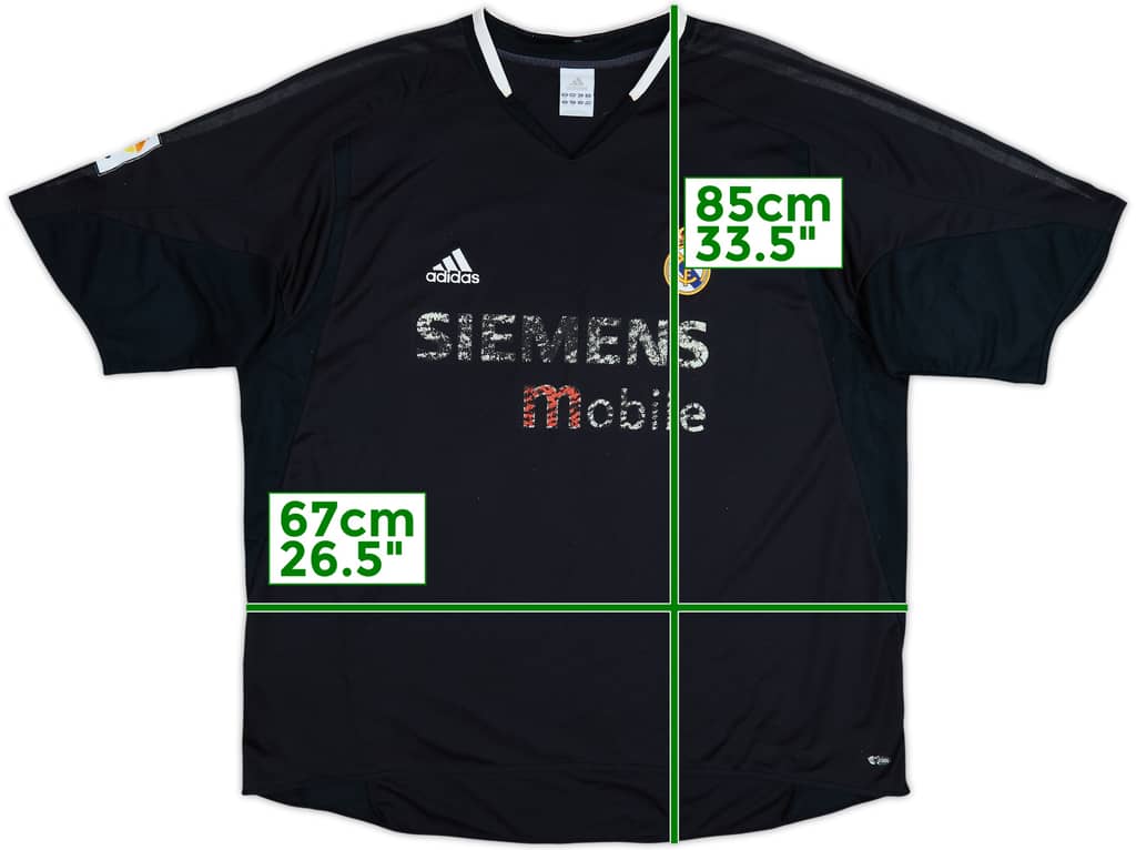 2004-05 Real Madrid Away Shirt - 3/10 - (XXL)
