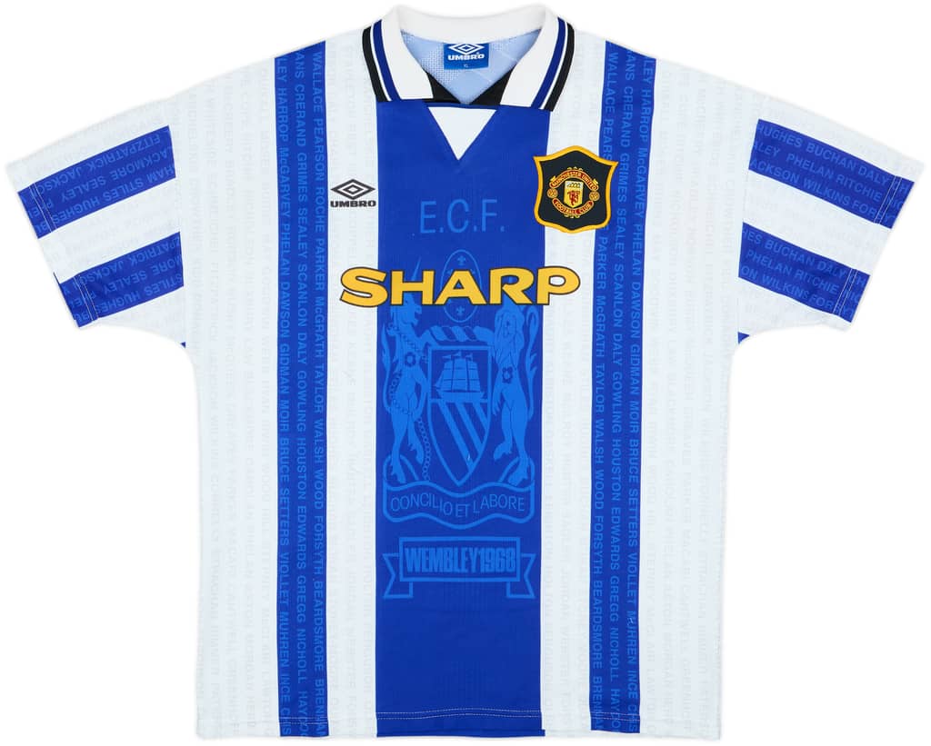 1994-96 Manchester United Third Shirt - 4/10 - (XL)