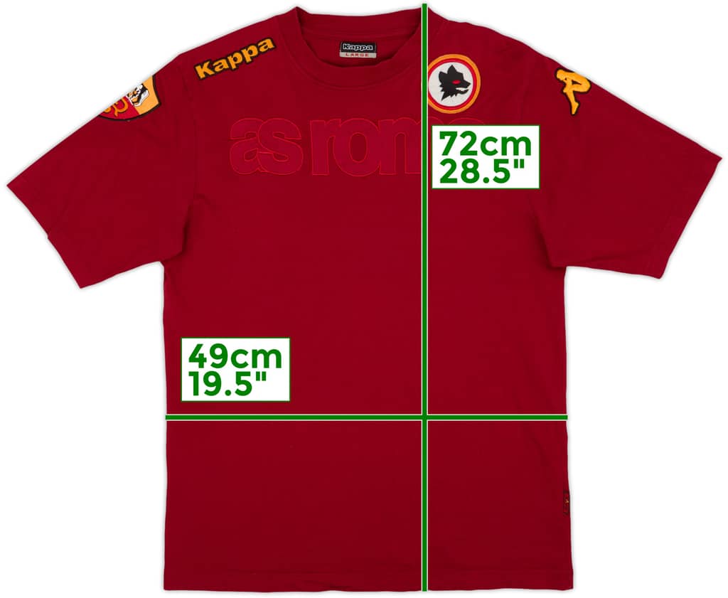 2010-11 Roma Kappa Leisure Tee - 9/10 - (L)
