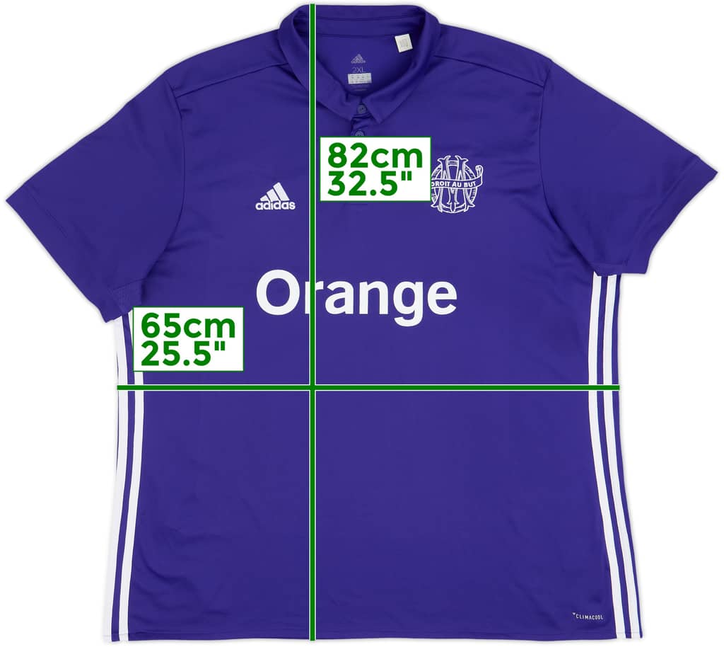 2017-18 Olympique Marseille Third Shirt - 8/10 - (XXL)