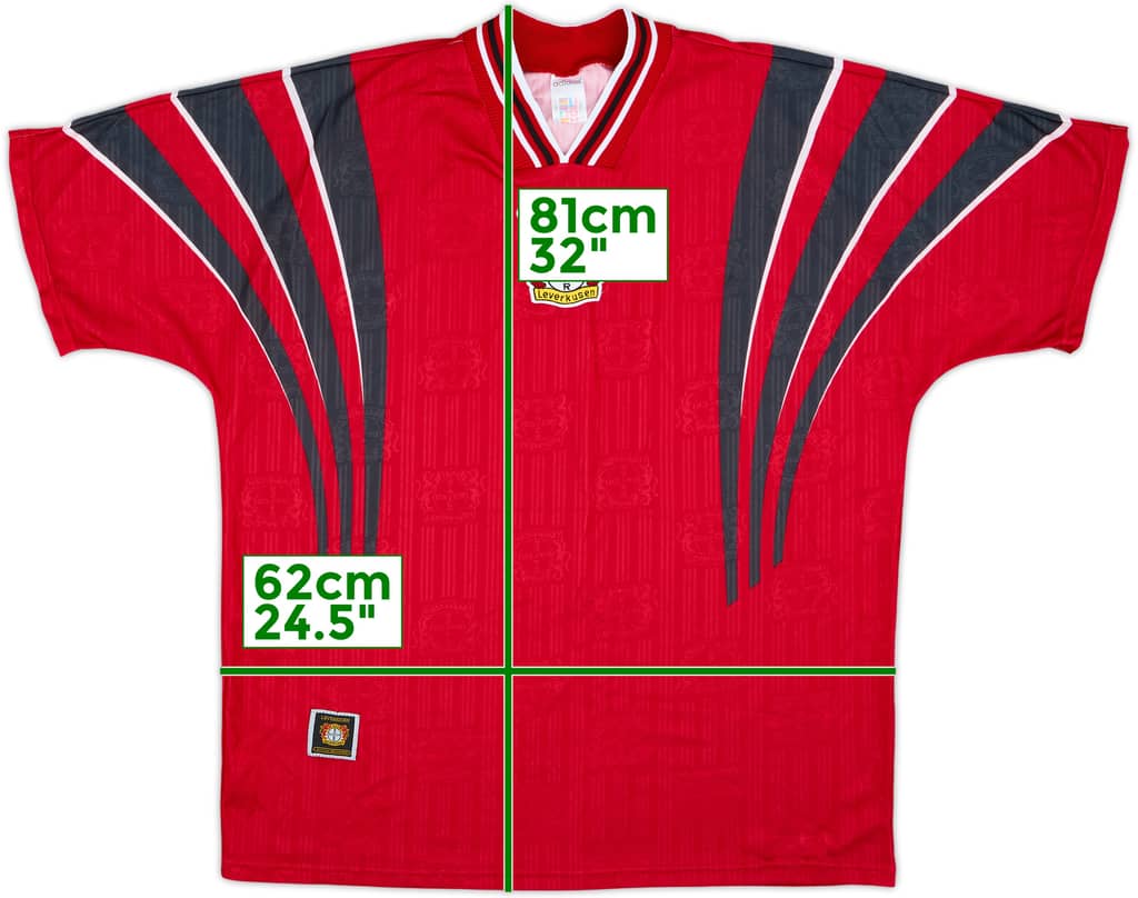 1996-97 Bayer Leverkusen Home Shirt - 8/10 - (XL)