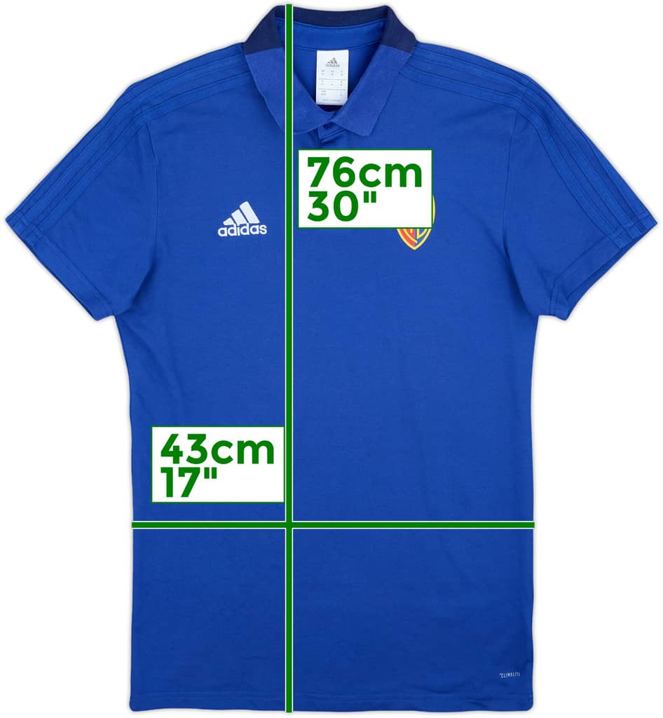 Polo adidas del FC Basel 2018-19 - 8/10 - (M)