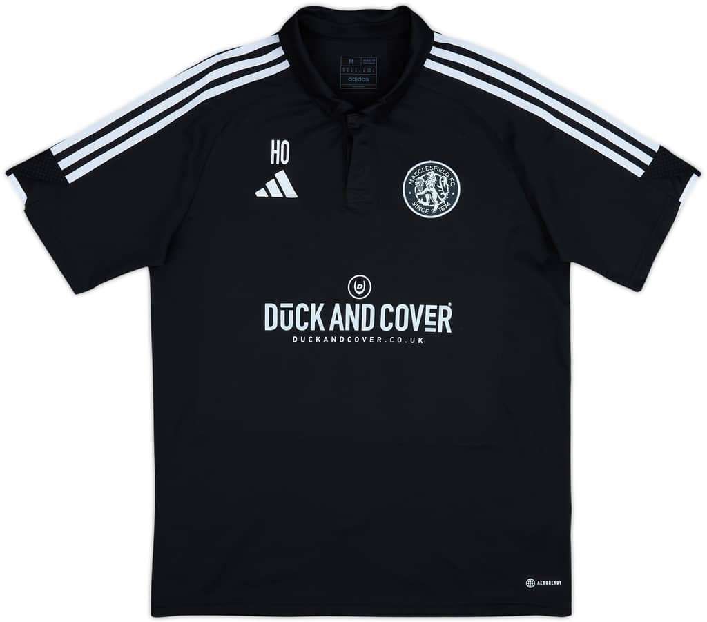 2022-23 Macclesfield Staff Issue adidas Polo Shirt HO - 10/10 - (M)