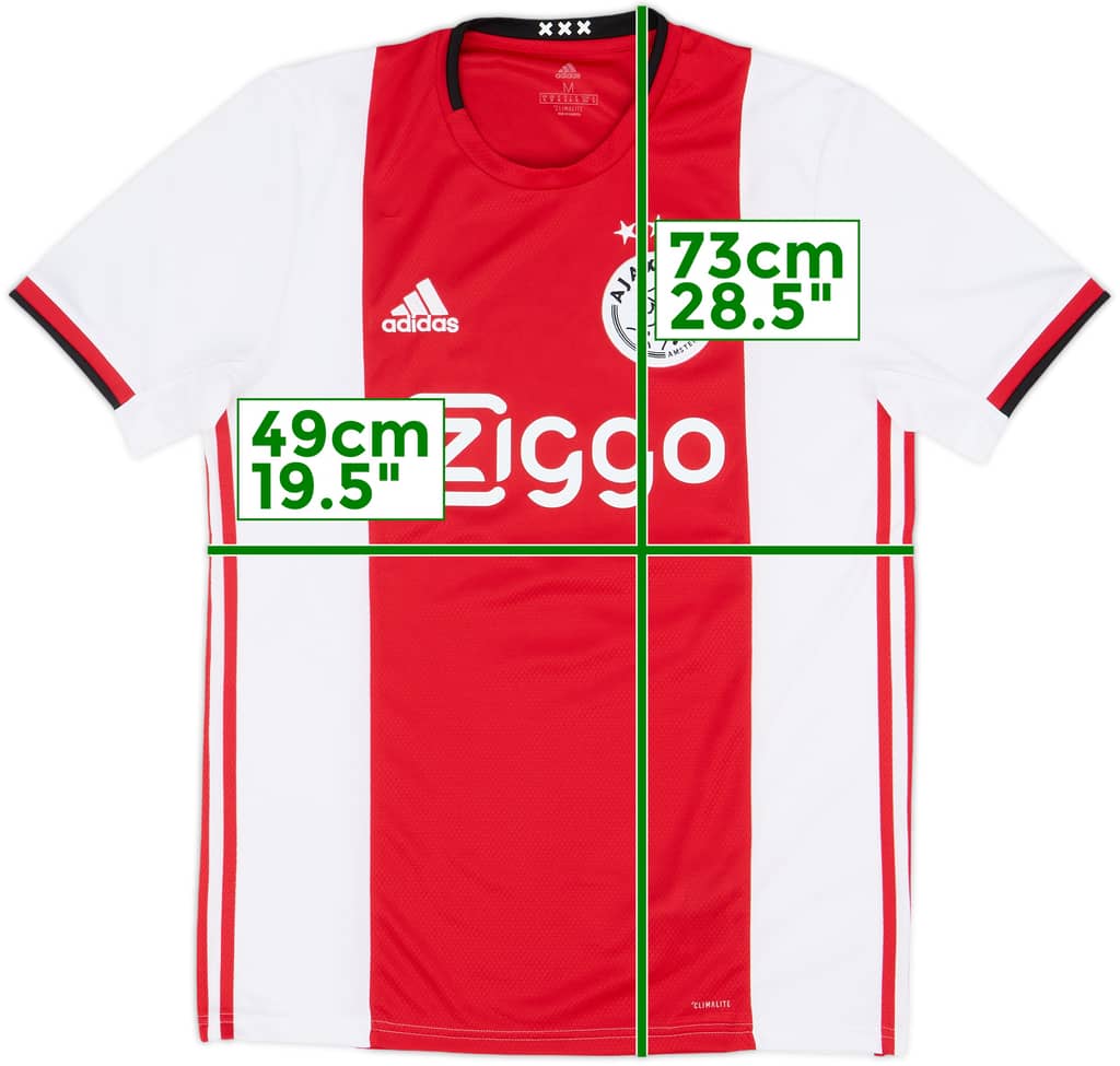 2019-20 Ajax Camiseta Local - 7/10 - (M)