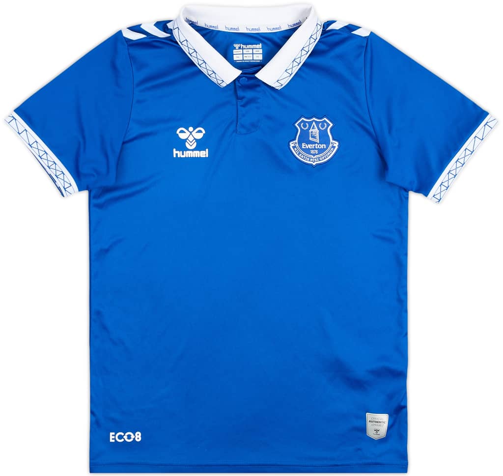 2023-24 Everton Home Shirt - 10/10 - (12-13 Years)