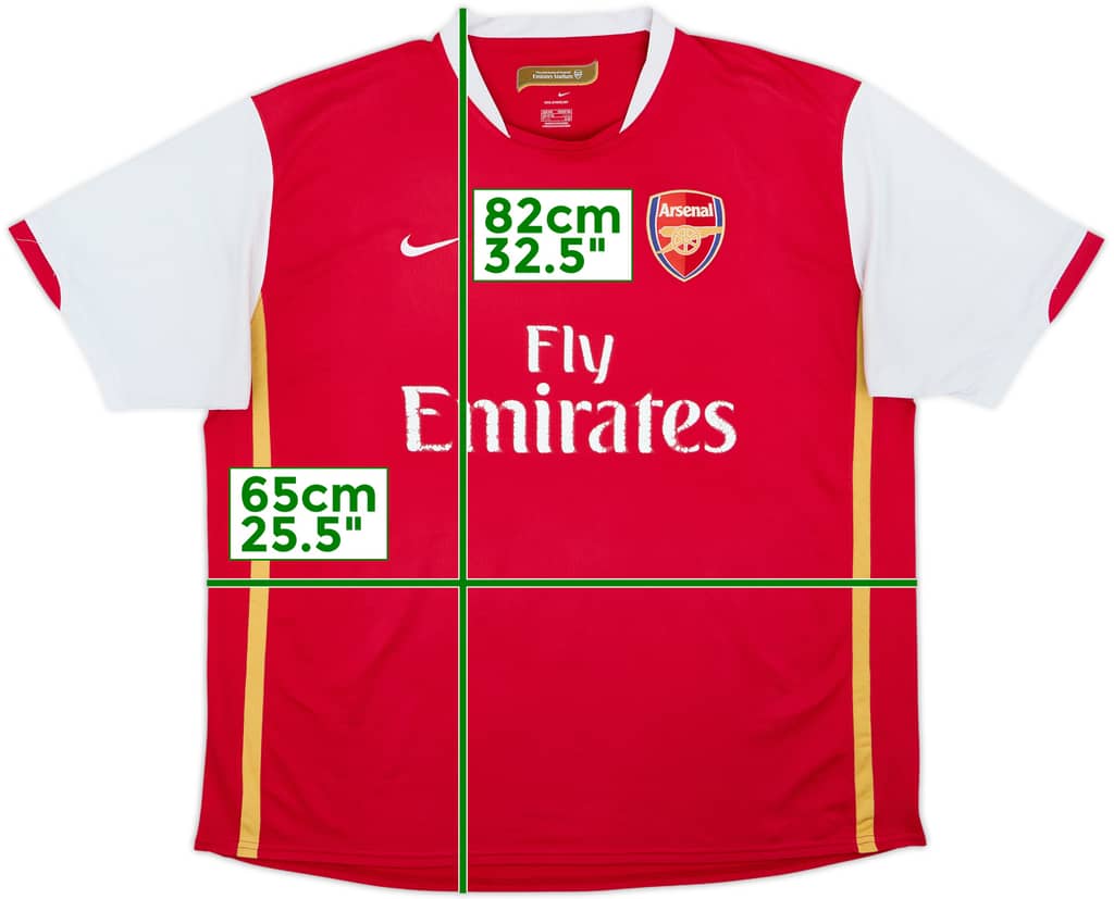 2006-08 Arsenal Home Shirt - 5/10 - (XXL)